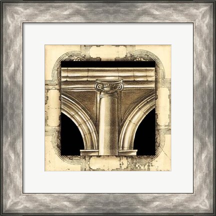 Framed Small Architectural Schema IV Print