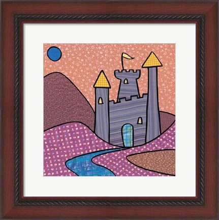 Framed Calico Kingdom II Print