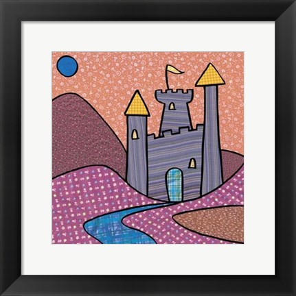 Framed Calico Kingdom II Print