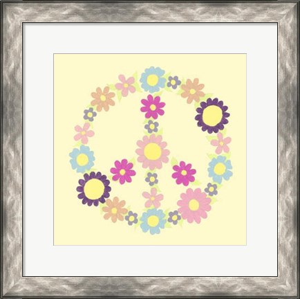 Framed Peace Collection III Print