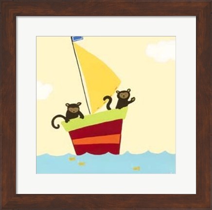 Framed Sailboat Adventure III Print