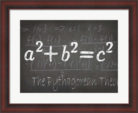 Framed Mathematical Elements IV Print