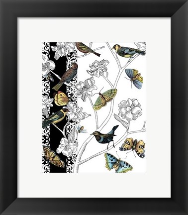 Framed Small Aviary I Print