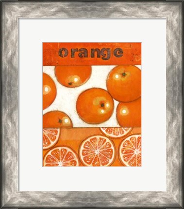 Framed Orange Print