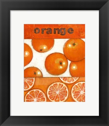 Framed Orange Print