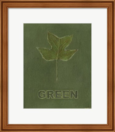 Framed Going Green IV Print