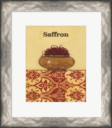 Framed Exotic Spices - Saffron Print