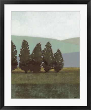 Framed Evergreen I Print