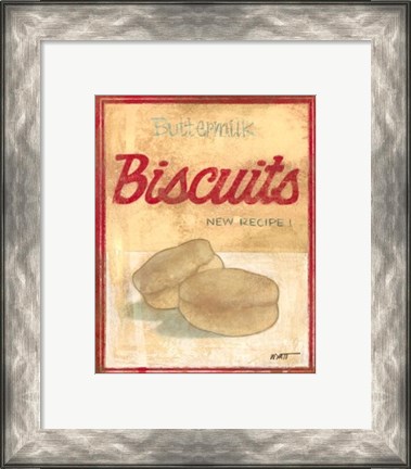 Framed Buttermilk Biscuit Mix Print