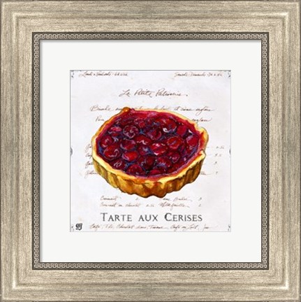 Framed Tarte aux Cerises Print