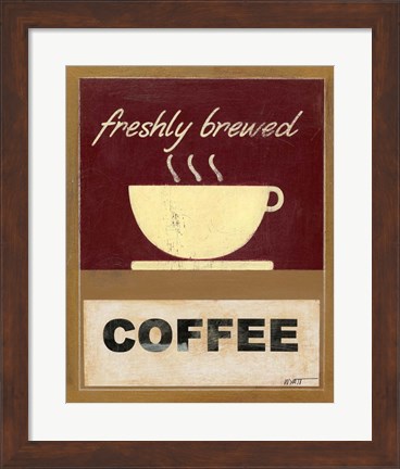 Framed Hot Coffee I Print