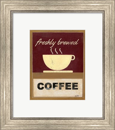 Framed Hot Coffee I Print