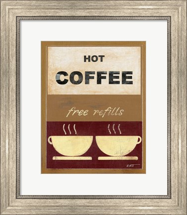 Framed Hot Coffee II Print
