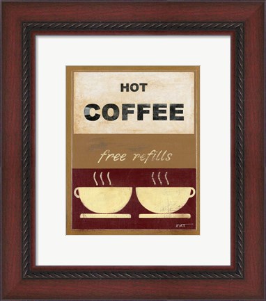 Framed Hot Coffee II Print