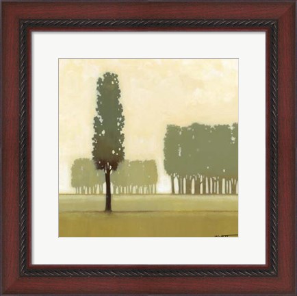 Framed Moss Grove I Print