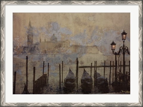Framed Dawn &amp; the Gondolas II Print
