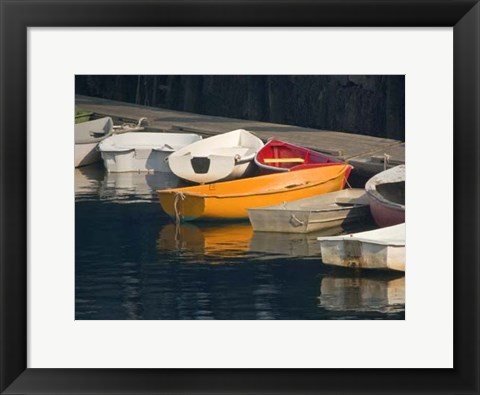 Framed Row Boats I Print