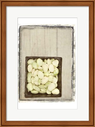Framed Basket of Beans Print