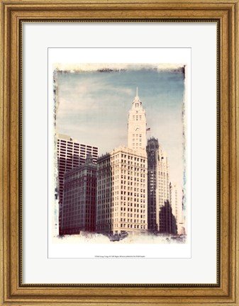 Framed Chicago Vintage II Print