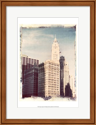 Framed Chicago Vintage II Print