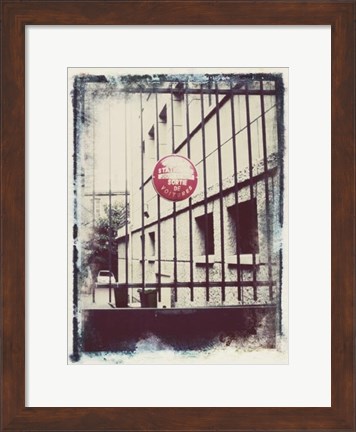 Framed Paris Stroll II Print