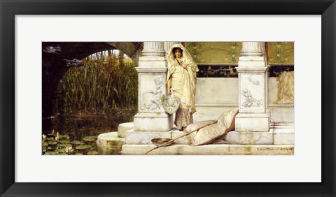 Framed Roman Fisher Girl, 1873 (oil on panel) Print