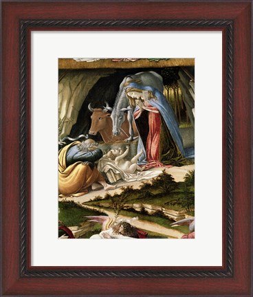 Framed Mystic Nativity, 1500 (detail 2) Print