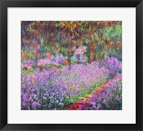 Artist's Garden at Giverny, 1900 Painting by Claude Monet at FramedArt.com
