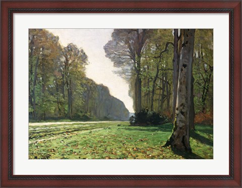 Framed Road to Bas-Breau, Fontainebleau (Le Pave de Chailly), c.1865 Print