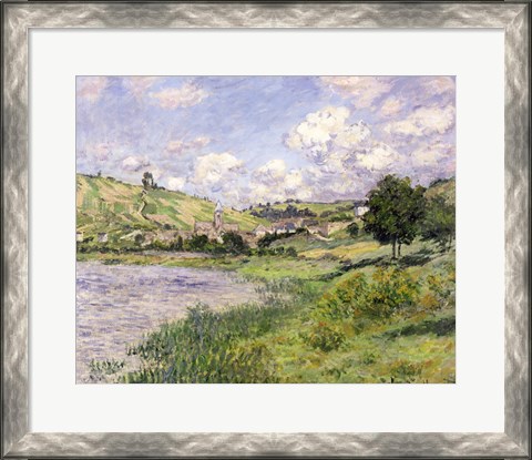 Framed Landscape, Vetheuil, 1879 Print