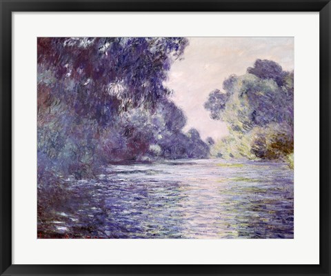 Framed Branch of the Seine near Giverny, 1897 detail Print