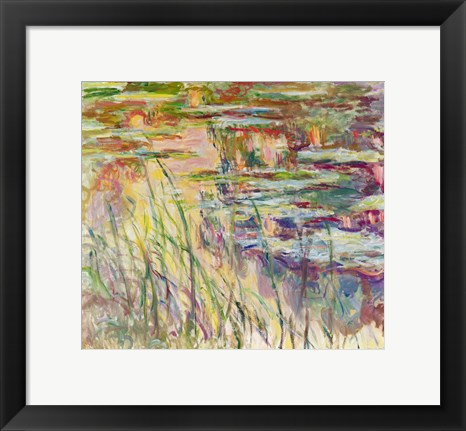 Framed Reflections on the Water, 1917 Print