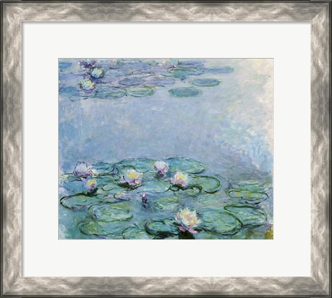 Framed Water Lilies Print