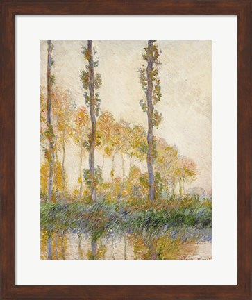 Framed Three Trees, Autumn, 1891 Print