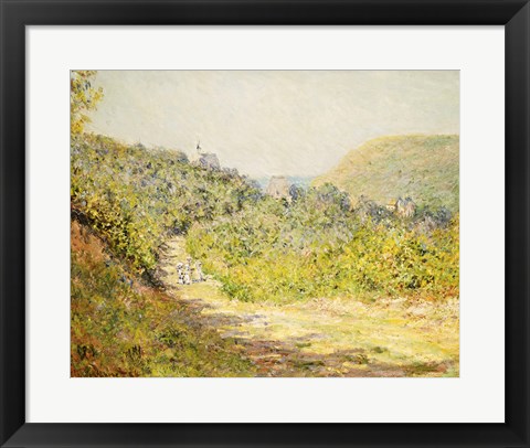 Framed Aux Petites Dalles, 1884 Print