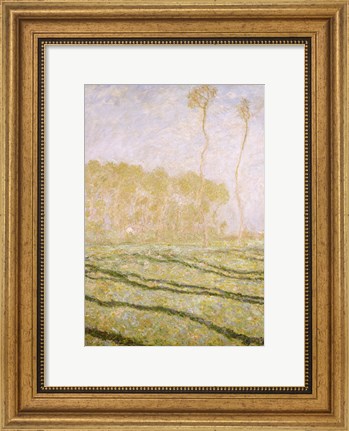 Framed Spring Countryside at Giverny, 1894 Print