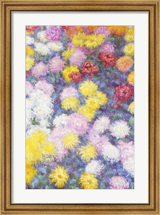 Framed Chrysanthemums, 1897 - vertical Print
