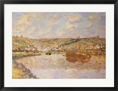 Framed End of the Afternoon, Vetheuil Print