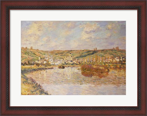 Framed End of the Afternoon, Vetheuil Print