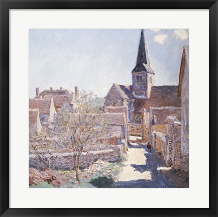 Framed Bennecourt, 1885 Print