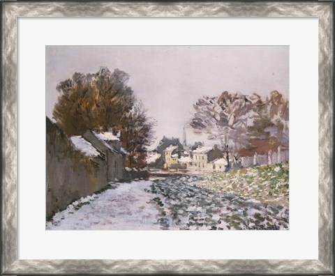 Framed Snow at Argenteuil, c.1874 Print