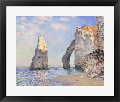 Framed Cliffs at Etretat, 1885 Print