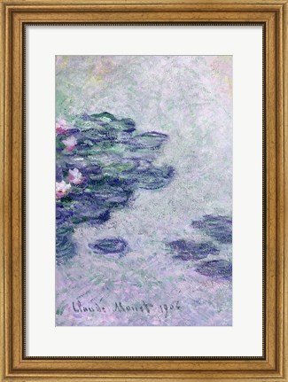 Framed Waterlilies, 1906 Print