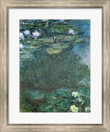 Framed Water-Lilies Print