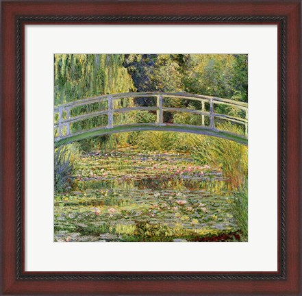 Framed Waterlily Pond, 1899 Print