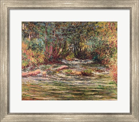 Framed River Epte at Giverny, 1884 Print