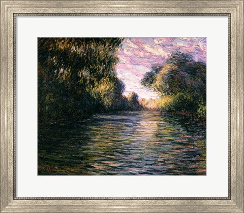 Framed Morning on the Seine, 1897 Print