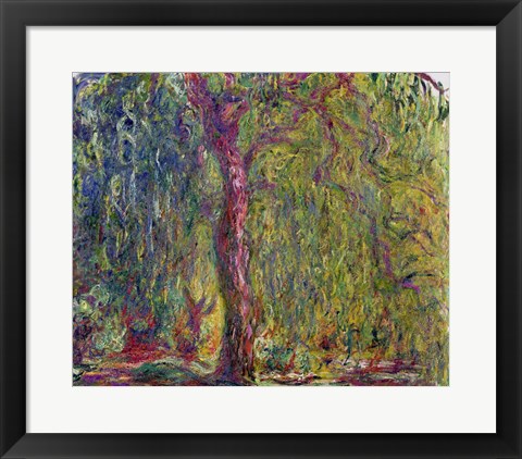 Framed Weeping Willow, 1918-19 Print