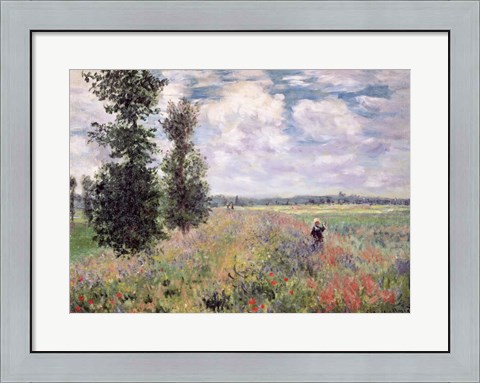 Framed Poppy field Print