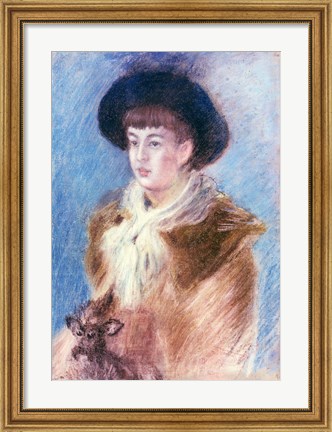Framed Suzanne (1869-99) Print